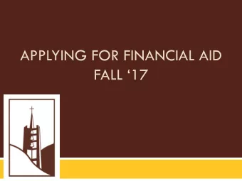 FALL 17  St. Bonaventure University  Majors/Programs: More than 50 undergraduate  majors and