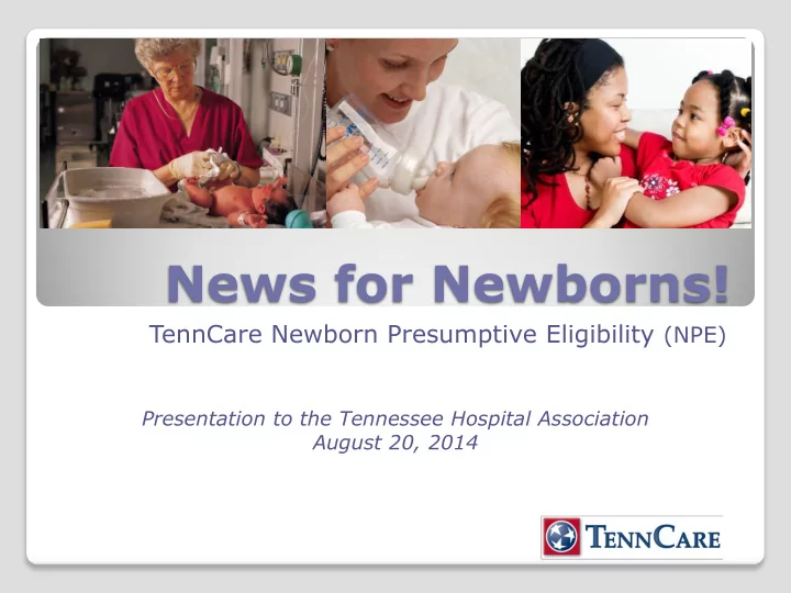 news for newborns