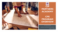 cip partners academy cpe program overview course
