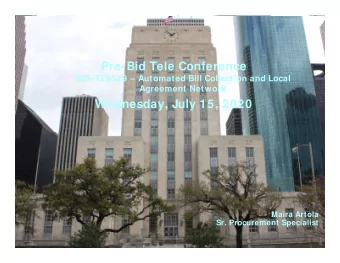 Bi  Wednesday, July 15, 2020  Strategic Purchasing Division  Operation Contracts Cost  Reduction