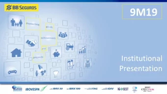 9M19  Institutional  Presentation  Company Overview  Corporate Governance  Macroeconomic