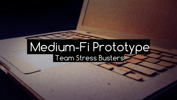 medium fi prototype