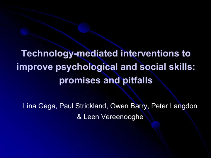 promises and pitfalls