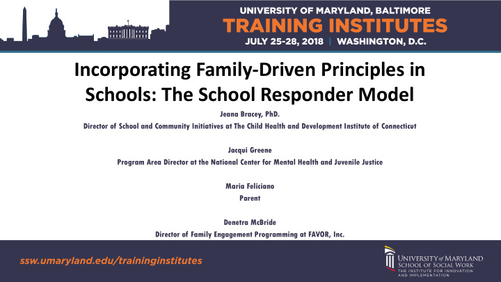 schools the school responder model