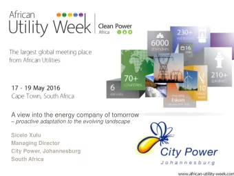 A view into the energy company of tomorrow  proactive adaptation to the evolving landscape