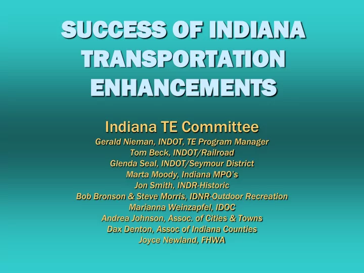 suc ucce cess ss of of ind india iana na