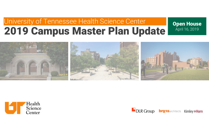 2019 campus master plan update