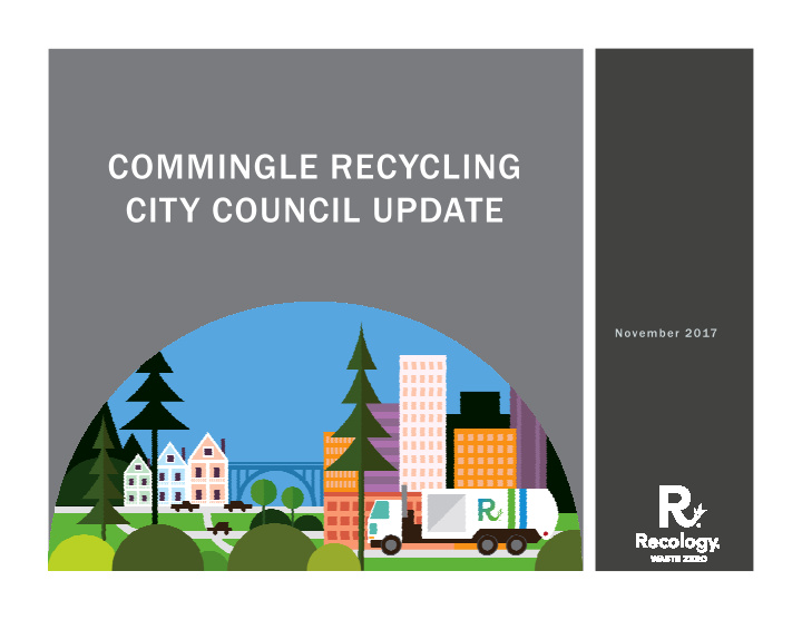 commingle recycling city council update