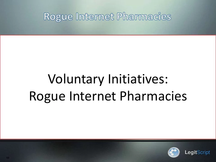 voluntary initiatives