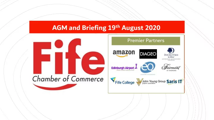 agm and briefing 19 th august 2020