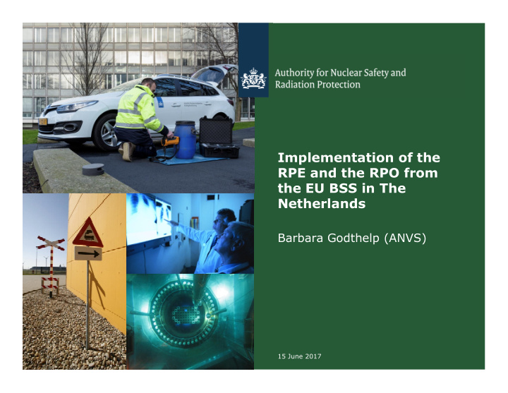 implementation of the rpe and the rpo from the eu bss in