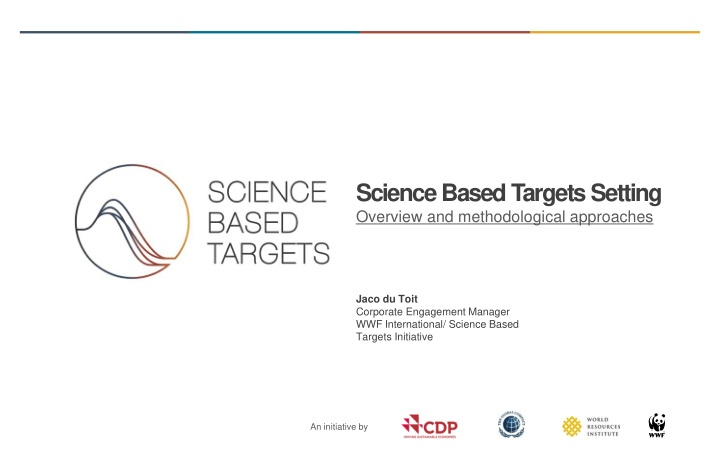 science based targets setting