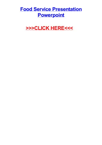 &gt;&gt;&gt;CLICK HERE&lt;&lt;&lt;  Food service presentation powerpoint State of Alaska rashtriya