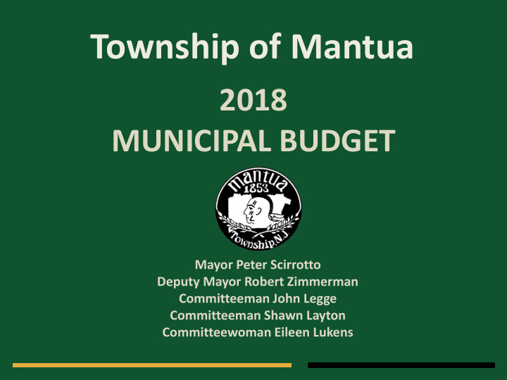 township of mantua