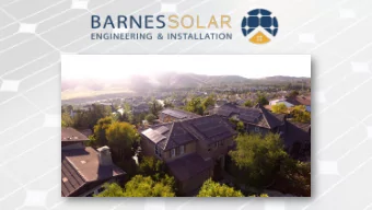 Who is Barnes Solar?  Local, family-owned solar company in Lake Forest  24 full-time