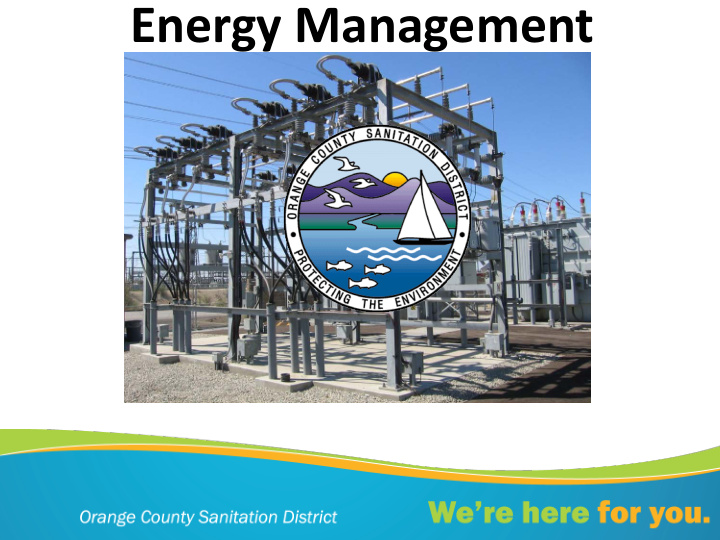 energy management ocsd service area