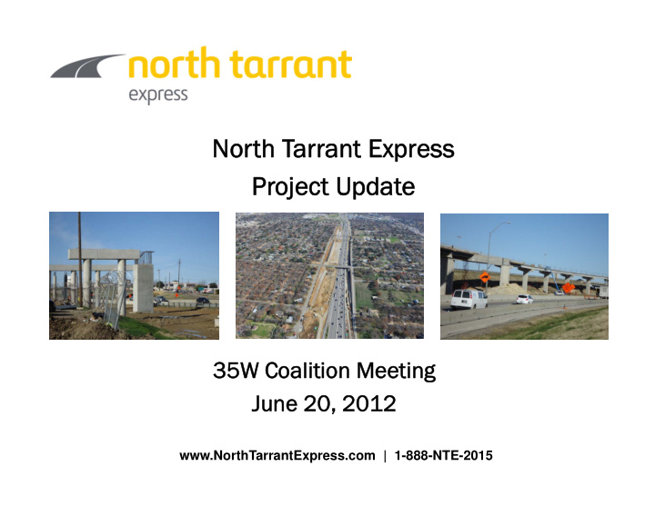 north t nor h tarrant express rrant express pr project u
