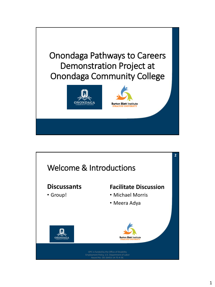 onondaga pathways to careers demonstration project at