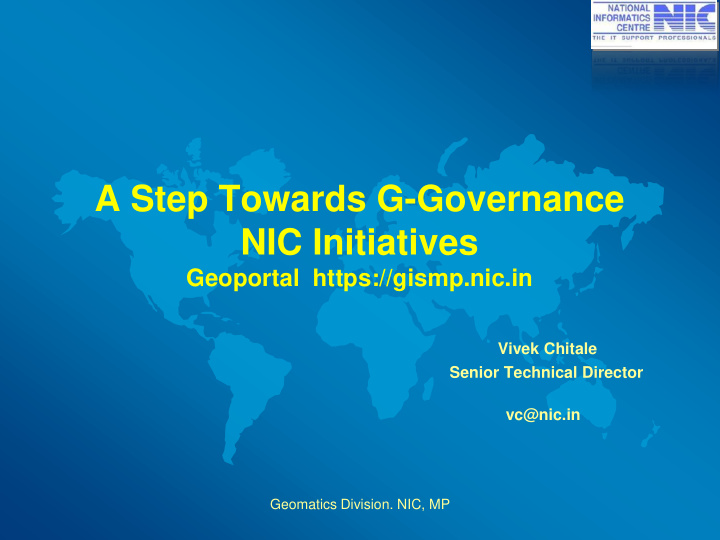 a step towards g governance