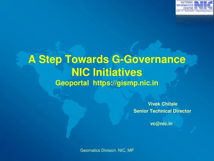 a step towards g governance