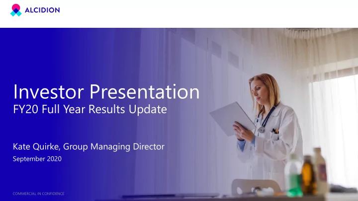 investor presentation