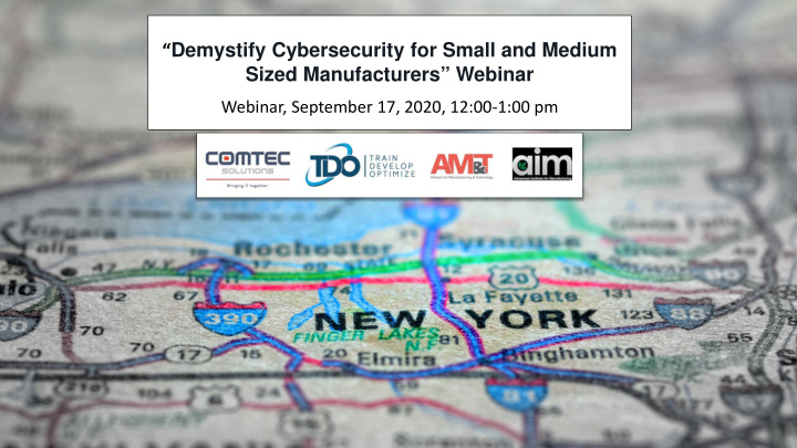 demystify cybersecurity for small and medium sized