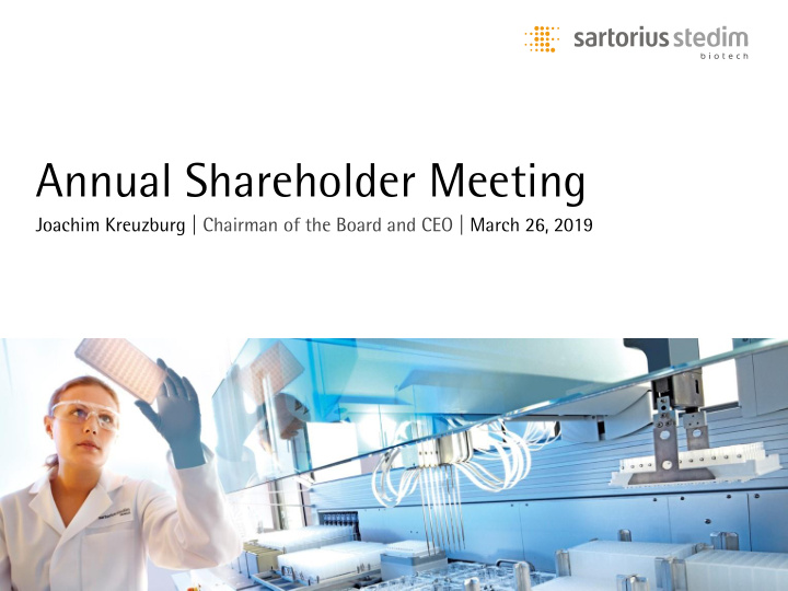 annual shareholder meeting