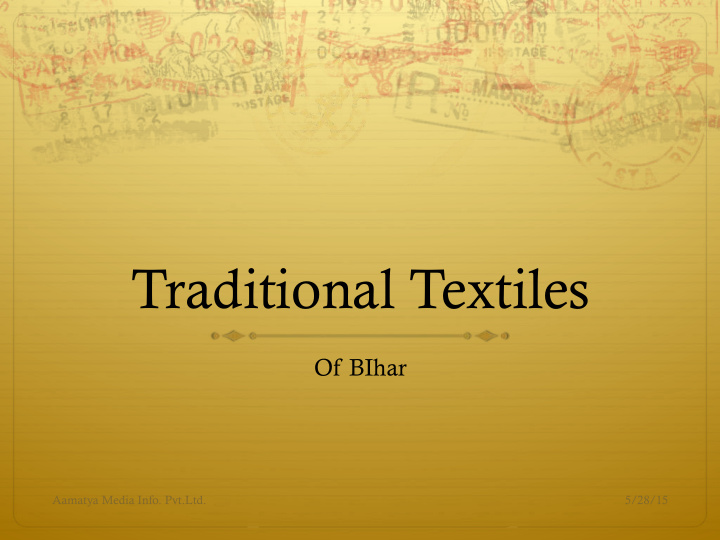 traditional textiles