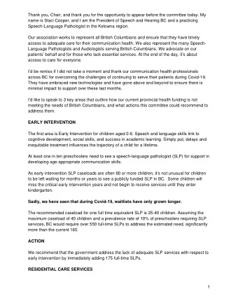 Thank you, Chair, and thank you for the opportunity to appear before the committee today. My  name