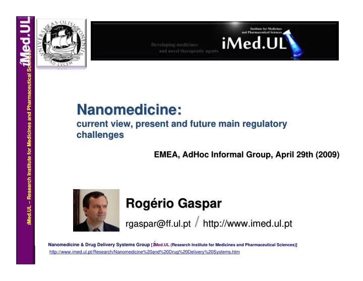 nanomedicine nanomedicine