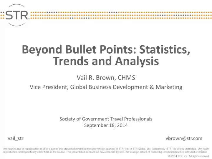 trends and analysis