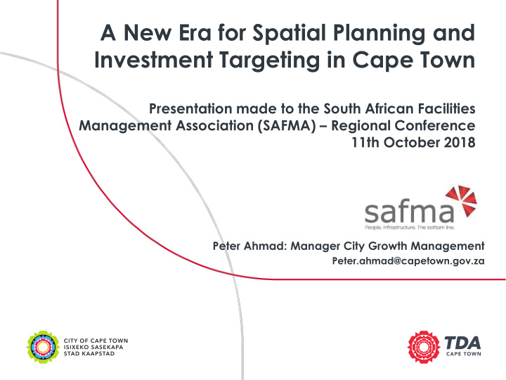 a new era for spatial planning and
