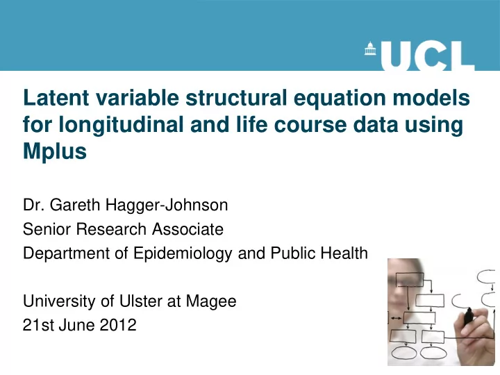 latent variable structural equation models for