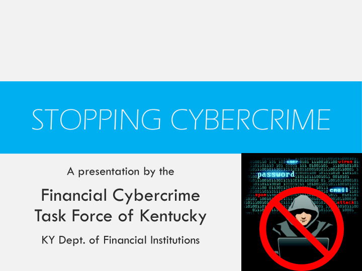 stopping cybercrime
