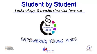Student by Student  Student by Student Technology &amp; Leadership Conference  Participating