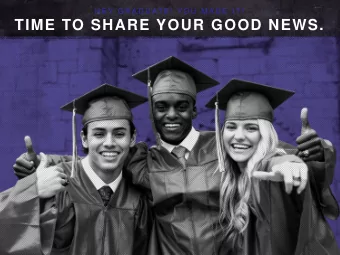 TIME TO SHARE YOUR GOOD NEWS.  Girls: Mon-Tues. Dec. 4-5  Boys: Wed-Thurs. Dec. 6-7  Lunch  Gator