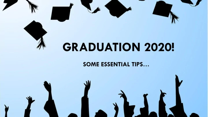 graduation 2020