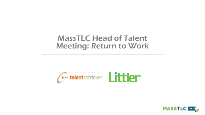 masstlc head of talent