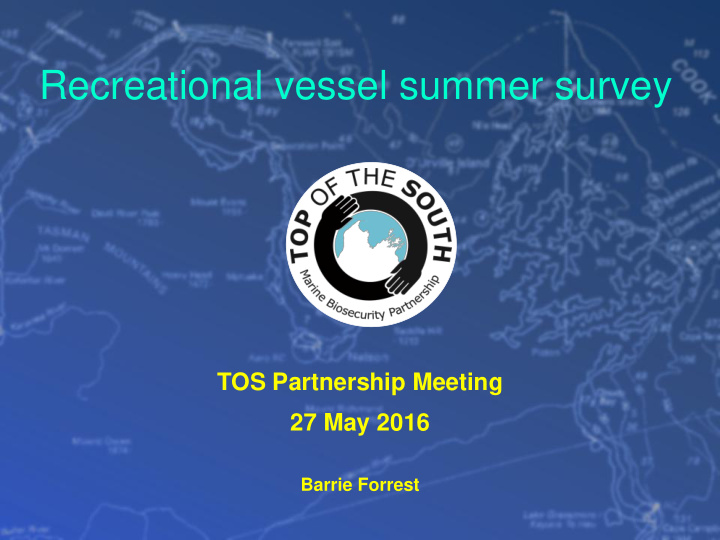 recreational vessel summer survey