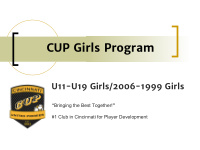 cup girls program