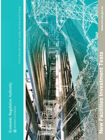 New Facilities Investment Tests  New Facilities Investment Tests  System Wide Benefits  K Peter