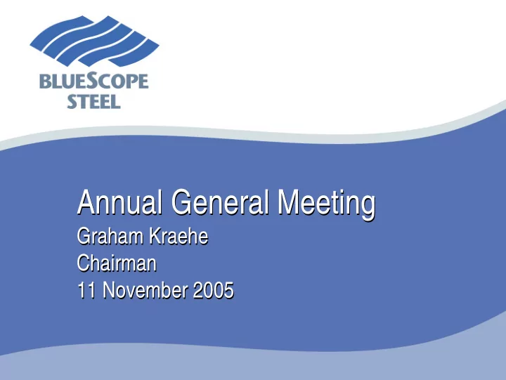 annual general meeting annual general meeting