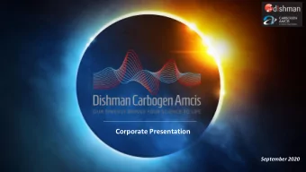 Corporate Presentation  September 2020  Safe Harbor Statement THIS PRESENTATION ( PRESENTATION