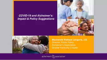 Impact &amp; Policy Suggestions  Mackenzie Wallace Longoria, J.D.  Director, Public Policy