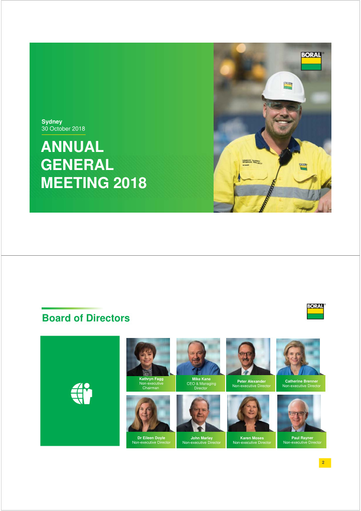 annual general meeting 2018
