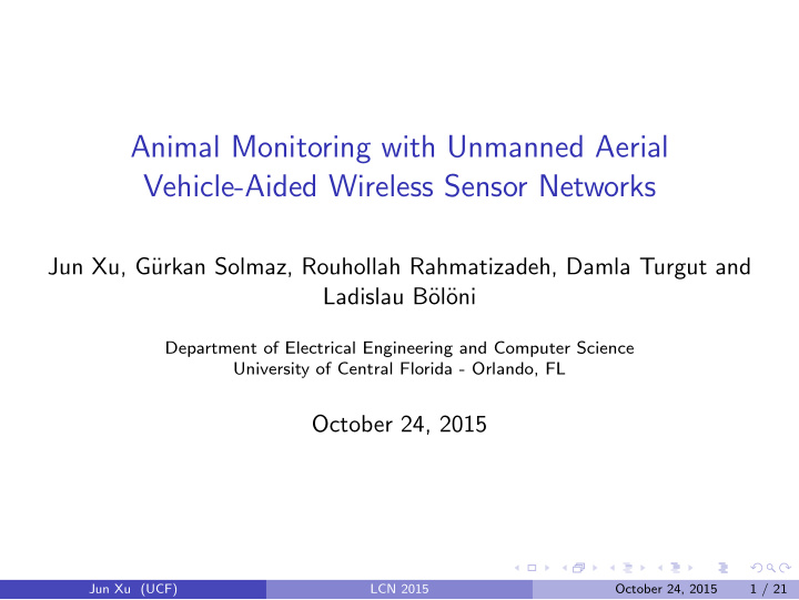 animal monitoring with unmanned aerial vehicle aided