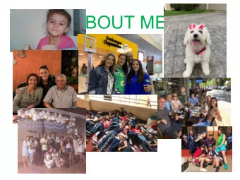 ABOUT ME  BRAZIL 101  The language is Portuguese  Was discovered in 1500 by Pedro Alvares