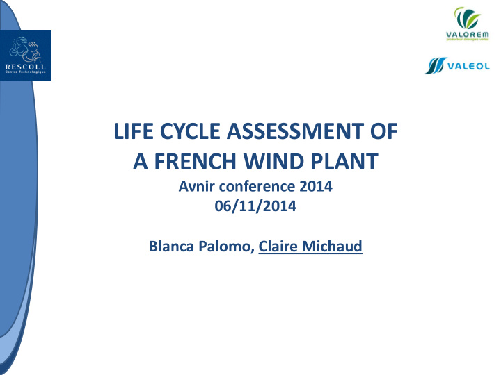life cycle assessment of