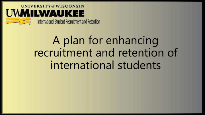 recruitment and retention of