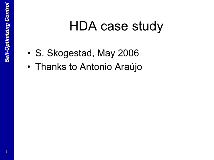 hda case study